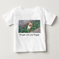 Snuggle mit Ihrem Puggle Baby-T - Shirt