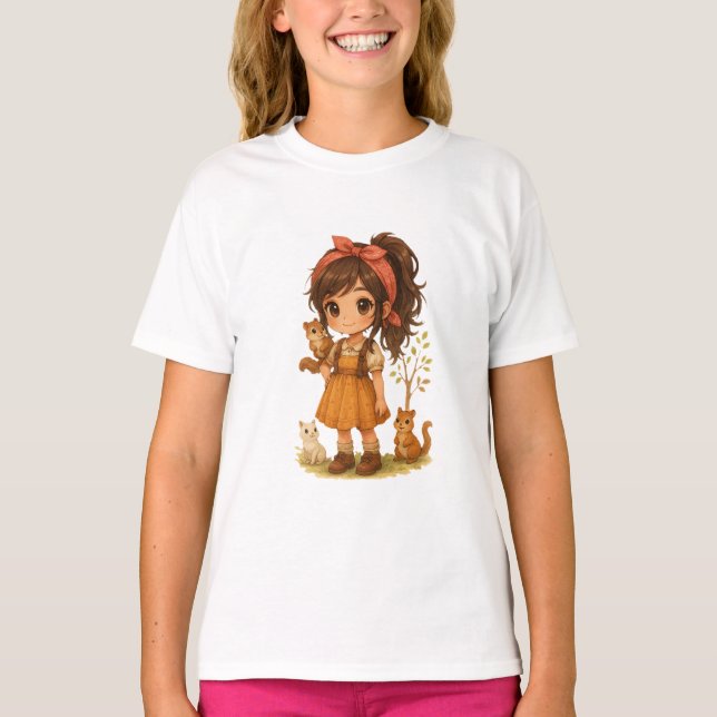 Snuggle Pup Kawaii T-Shirt (Vorderseite)