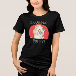 SNUGGLE PUPPY von Sandra Boynton Tri-Blend Shirt