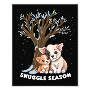 Snuggle Season Fotodruck