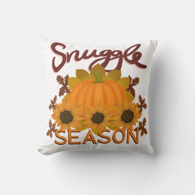 "Snuggle Season" Gemütliches Drehkissen (beidseiti Kissen (Vorderseite)