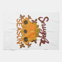 "Snuggle Season" Herbst/Herbst Themenhandtuch