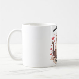 Snuggle & Sorcery – Cute Cat Couple Sticker for Co Kaffeetasse