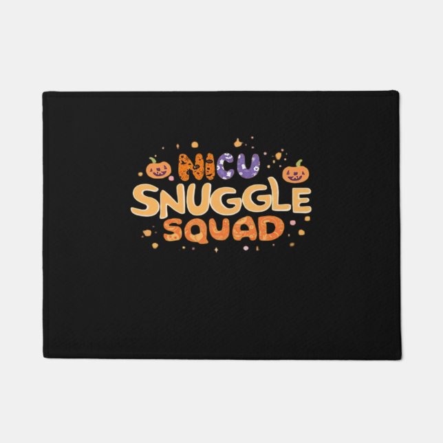 Snuggle Squad NICU Nurse Neonatal Nurse Halloween Fußmatte (Vorderseite)