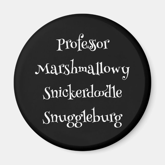 SnuggleNames: Magnet für Personalisierte Liebe (Vorne)