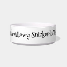 SnuggleNamesGeschenke Custom Pet Bowl - Medium
