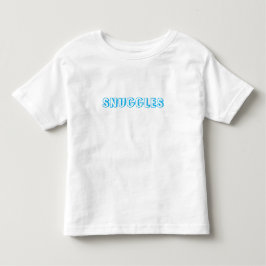 "Snuggles" Hellblau Kleinkind T-shirt