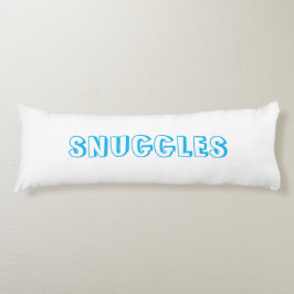 "Snuggles" Hellblau weiß Seitenschläferkissen