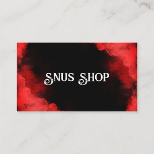 Snus Shop Tabak Vape Rauch CBD Öl Visitenkarte