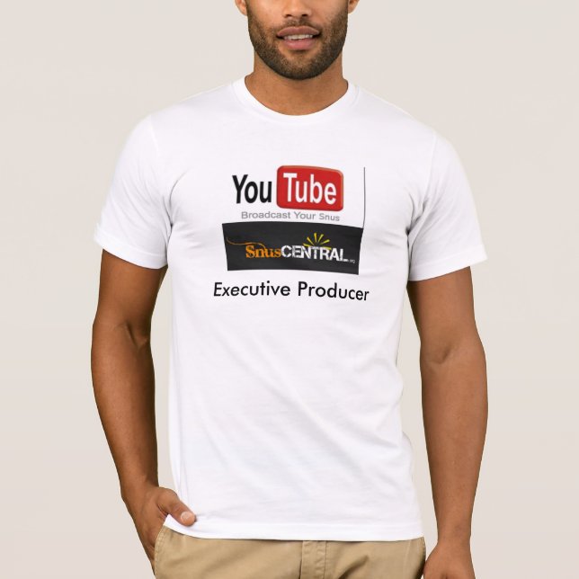 SnusCENTRAL YouTube Produzent T-Shirt (Vorderseite)