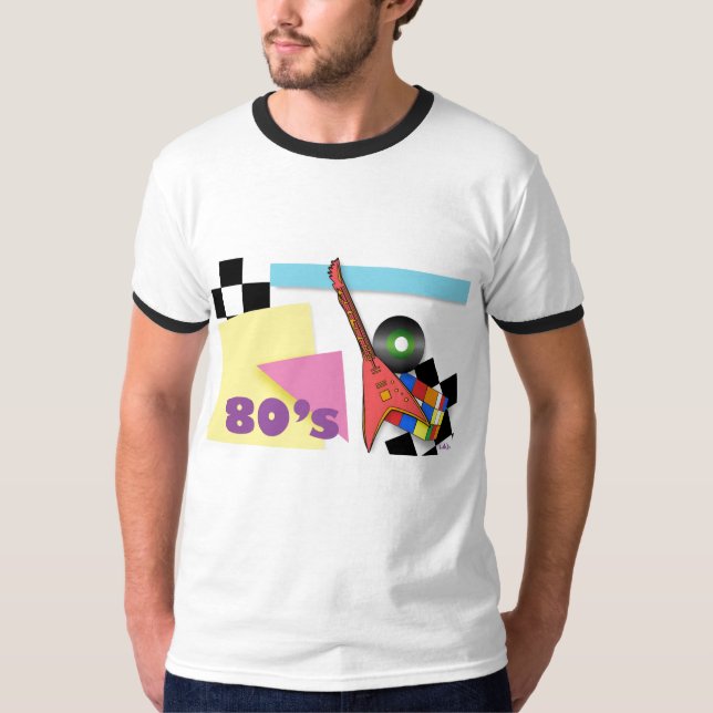 So Achtzigerjahre Retro T-Shirt (Vorderseite)
