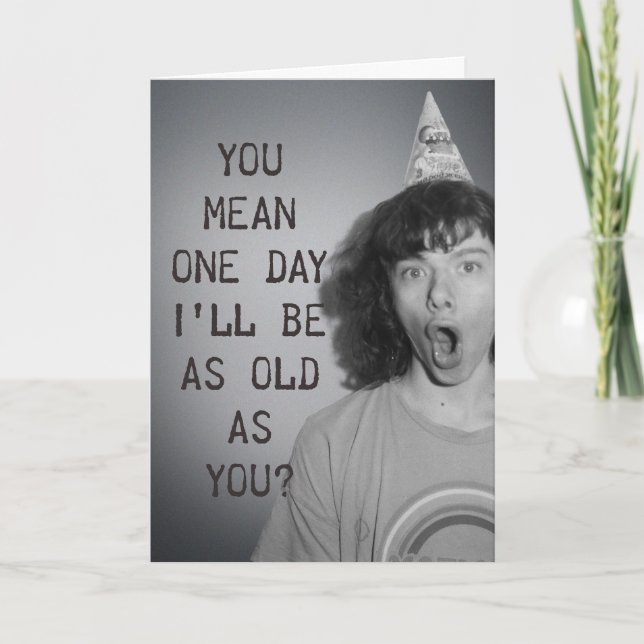 So alt wie du karte (Vorderseite)