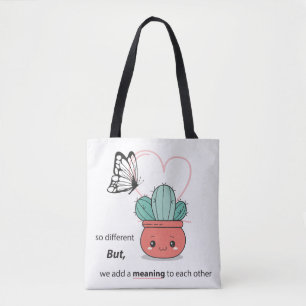 So anders, perfekt zusammen - Niedliche Liebe Tasche