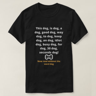 So behalte man 30 Sekunden lang "buzy" T-Shirt