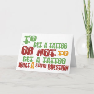 So bekommen Sie einen Tattoo Karte