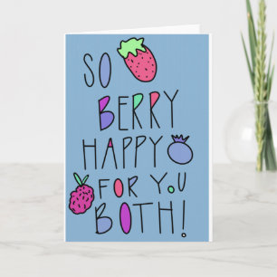 So Berry Happy pour vous mariage / carte bébé