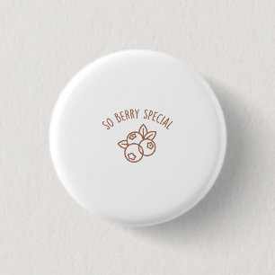 So besondere Beerennadel Button