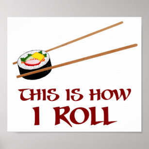 So bin ich Sushi Roll Poster