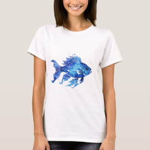 So Blau Fisch T-Shirt
