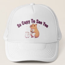 So Capy To See You – Cute Capybara Art