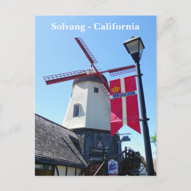 So Cool Solvang Postcard! Postkarte (Vorderseite)