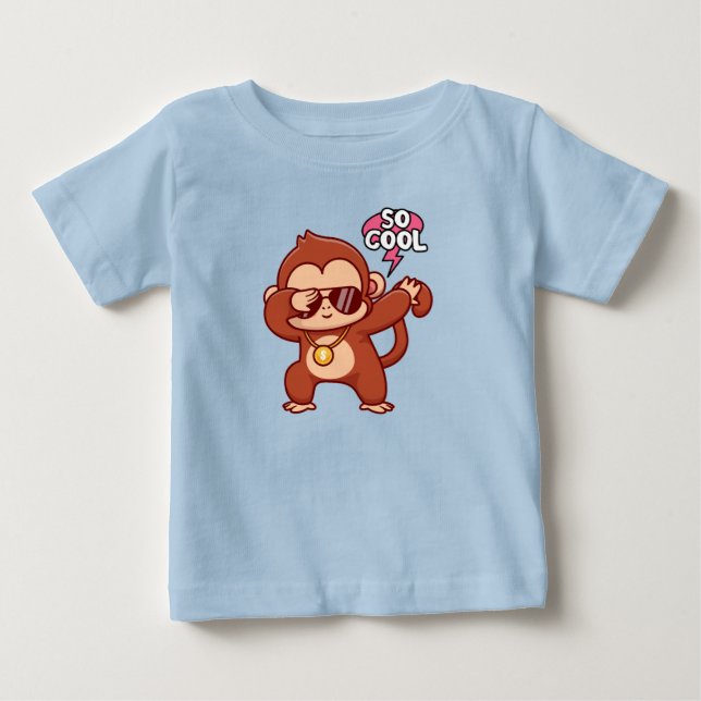 so cooler Affe Baby T-shirt (Vorderseite)