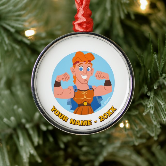 So Cute Hercules Metal Ornament (Baum)