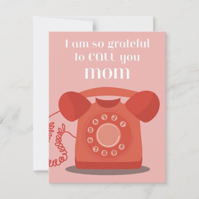 So dankbar feiertagskarte (Vorderseite)