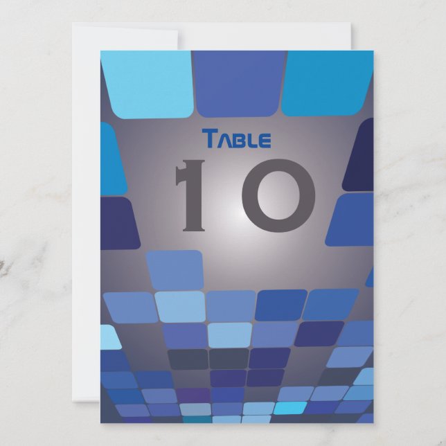 SO DIGITAL Bar Bat Mitzvah Tischkarte Einladung (Rückseite)