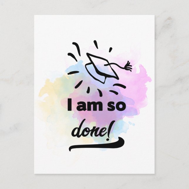 So Done Postkarte (Vorderseite)