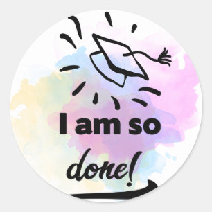 So Done Runder Aufkleber