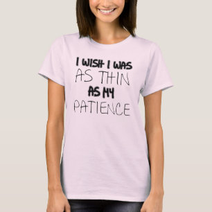 So dünn wie mein Patient witziger T - Shirt