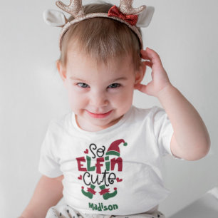 So Elfenhaft Niedlich Personalisierter Name Elf We T-Shirt