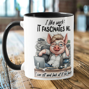 So entspannen Sie am Schreibtisch Unglaublich witz Tasse
