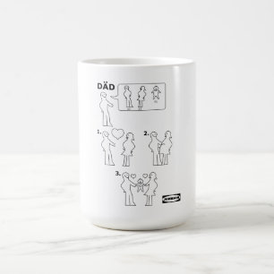 So erstellen Sie eine Vater-Anweisungsblatt-Parodi Kaffeetasse