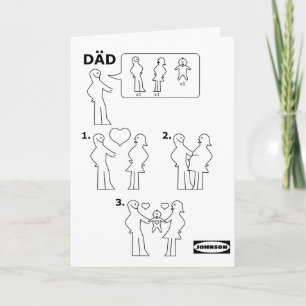 So erstellen Sie eine Vater-Anweisungsblatt-Parodi Karte