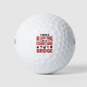 So etwas wie ein Freundesspiel der Brücke gibt es Golfball