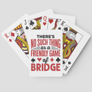 So etwas wie ein freundliches Spiel der Brücke gib Spielkarten