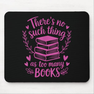 So etwas wie zu viele Bücher, die Quo lesen Mousepad