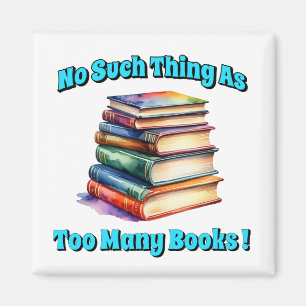 So etwas wie zu viele Bücher! Magnet