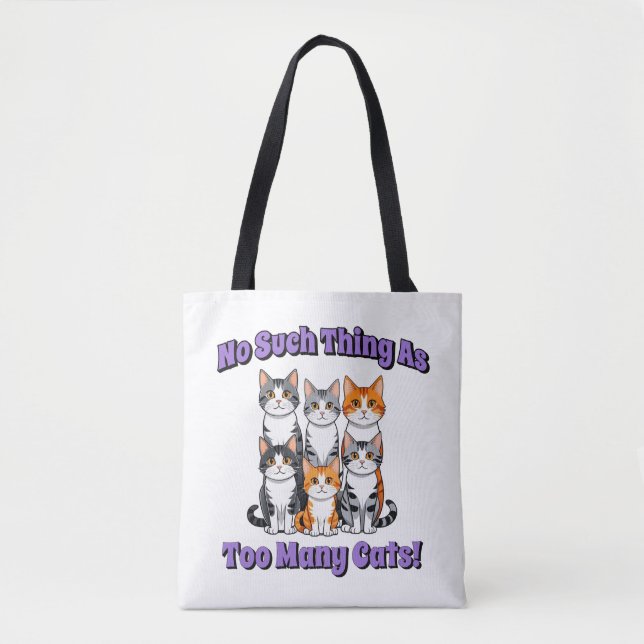 So etwas wie zu viele Katzen! Tasche (Vorderseite)