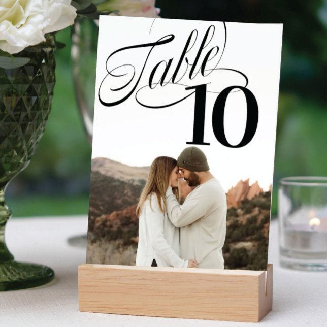 So Extravagante Tischnummer Foto (Von Creator hochgeladen)