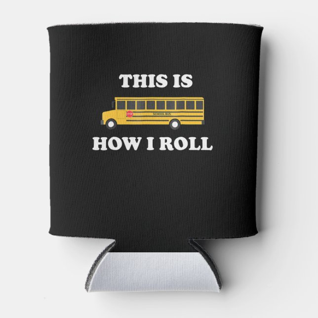So fahre ich mit dem lustigen Schulbusfahrer Dosenkühler (Vorderseite)