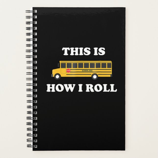 So fahre ich mit dem lustigen Schulbusfahrer Planer (Vorderseite)