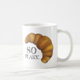 So flaky Buttery Croissant French Pastry Feinschme Kaffeetasse