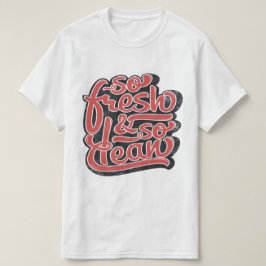 So frisch so sauber rot/weiß T-Shirt
