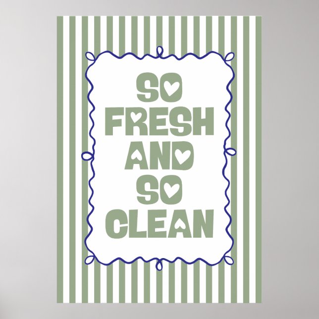 So frisch und so sauber poster (Vorne)