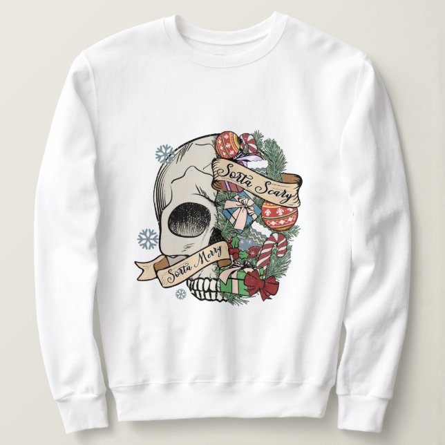 So fröhlich sein beängstigendes Sweatshirt (Design vorne)