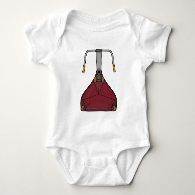 So fuhr ich in den 70er und 80er Jahren Baby Strampler (Vorderseite)