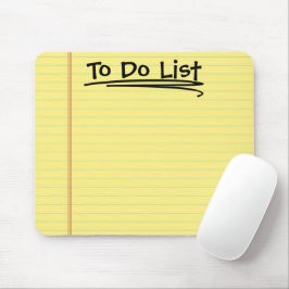 So führen Sie eine Liste aus Mousepad
